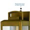 Vaxcel Kinzie 1 Light Brass Outdoor Wall Lantern with Dusk to Dawn Photocell, Clear Glass T0628 - alternate 7